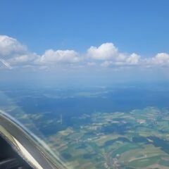 Flugwegposition um 12:23:28: Aufgenommen in der Nähe von Tirschenreuth, Deutschland in 2359 Meter